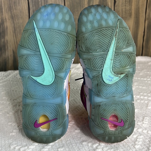 Nike Air. More uptempo multicolored sneakers 4Y - Picture 11 of 15